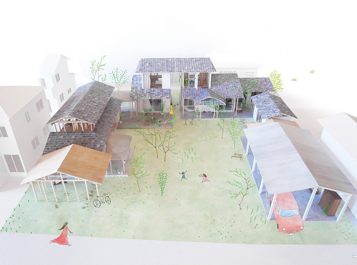 農家住宅の分筆